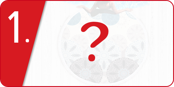 Strandtuch rund «Ayda», Ø 150 cm