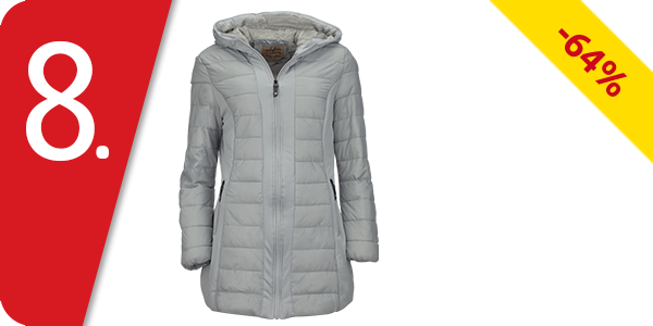 Jacke mit Wattierung, grau