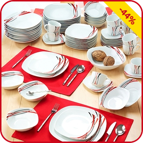Tafelservice «Nina», 73-teilig