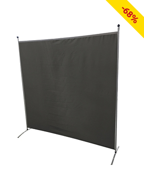 Stellwand «Prime», 178 x 178 cm, grau