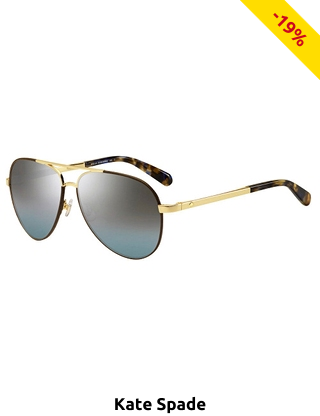 kate spade Damensonnenbrille «Amarissa», grau