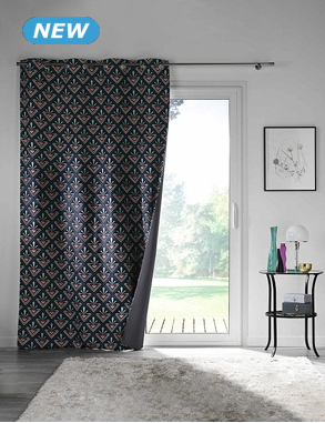 Lichtundurchlässiger Vorhang «Yuko», H 260, B 135 cm