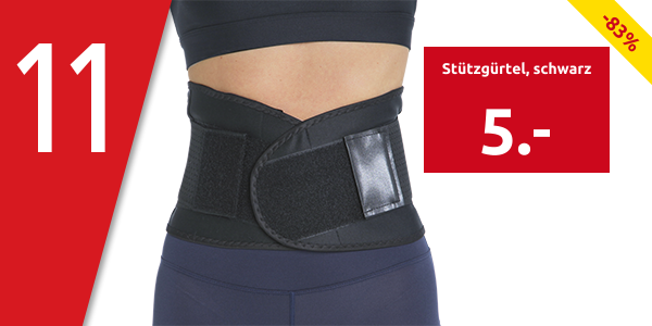Stützgürtel, schwarz