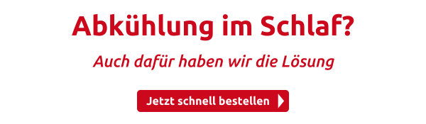 Abkühlung im Schlaf?