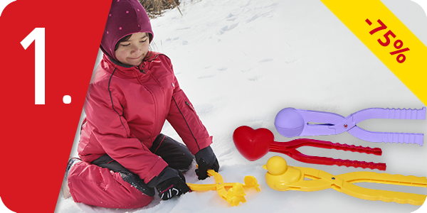 Schneeballzange, 3 Stück