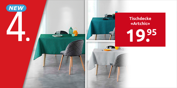 Tischdecke «Artchic», 150 x 240 cm, grün