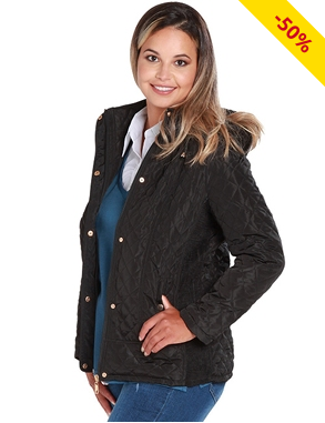 Wattierte Jacke mit seidenweichem Futter