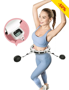 Magnetischer Hula-Hoop-Reifen für Taillenumfang Ø 60-115 cm