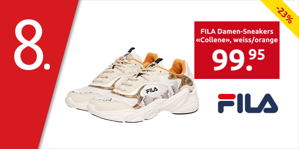 FILA Damen-Sneakers «Collene», weiss/orange