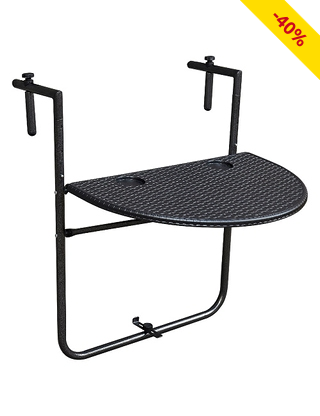 Table de balcon pliante