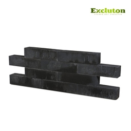 EXCLUTON Muursteen Linia Excellence nero, 15x15x60 cm l HORNBACH