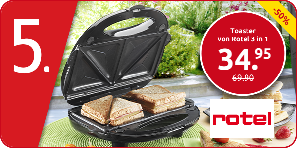 Toaster von Rotel 3 in 1
