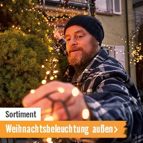 Weihnachtsbeleuchtung für draußen im HORNBACH Onlineshop