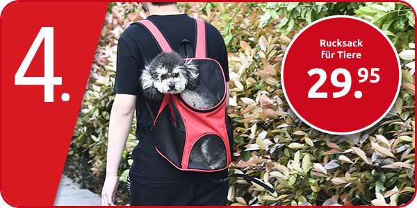 Rucksack für Tiere