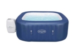 Aufblasbarer Whirlpool Bestway® LAY-Z-SPA® Whirlpool Hawaii AirJet™ mit 140 Luftdüsen, Multifunktionspumpe, integrierte Heizfunktion und abschließbare Thermoabdeckung blau