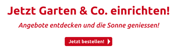 Jetzt Garten & Co. einrichten!
