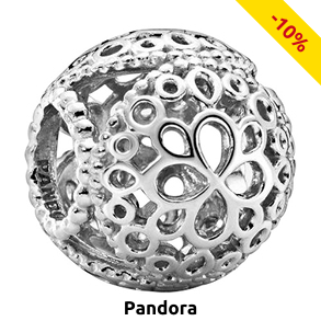 Pandora Schmuckstück «Flower», Silber