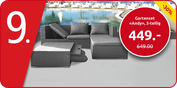 Gartenset «Andy», 3-teilig