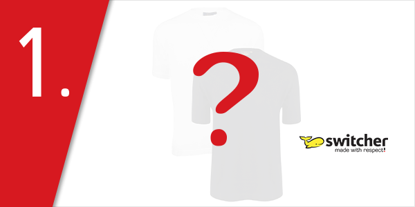 switcher T-Shirts «Bob», 2er-Pack, marine/weiss