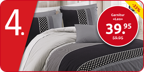 Garnitur «Leo», 160 x 210 cm + 65 x 100 cm
