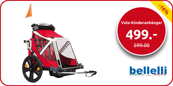 Velo-Kinderanhänger «B-Travel» Bellelli, faltbar