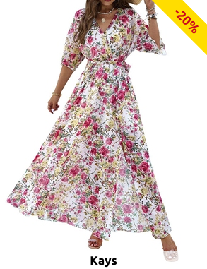 Maxikleid «Grace», geblümt