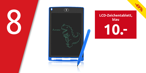 LCD-Zeichentablett, blau