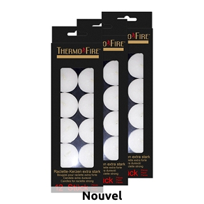 Nouvel Leistungsstarke Kerzen «Thermo Fire», Set, 3 x 12 Stück