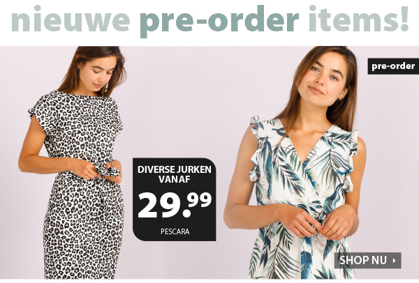 Nieuwe pre-order items