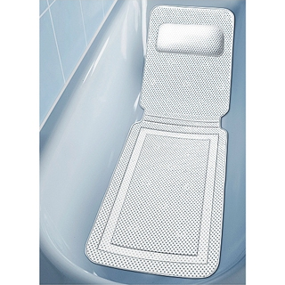 Badewannenmatte mit Nackenkissen