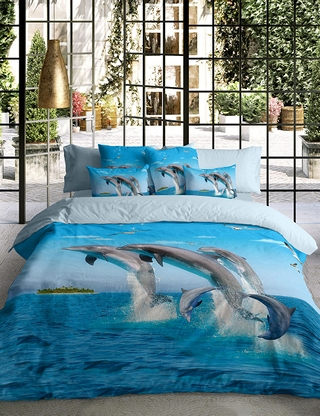 Bettwäsche «Dauphins»