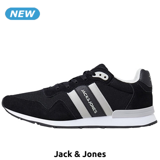 JACK & JONES Sneakers, mit Mesh, anthrazit