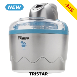 TRISTAR Eismaschine, für Joghurt-, Sahne- und Wasserglace