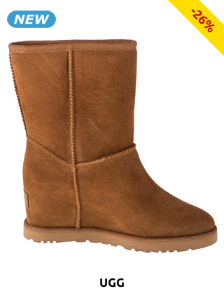 UGG Plateau-Stiefeletten «Classic», braun