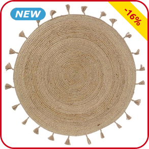 Runder Teppich «Solar», Ø 120 cm