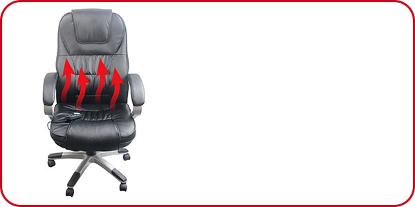 Bürostuhl mit Massagefunktion und Heizung