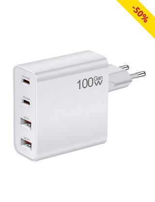 4-in-1 superschnelles Ladegerät, 100 W