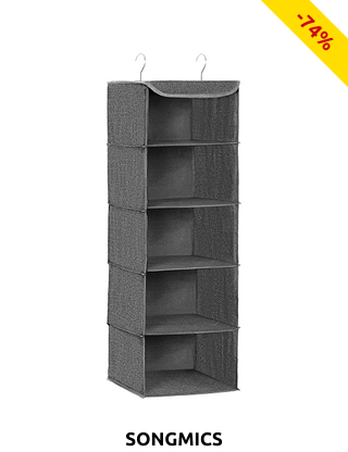 SONGMICS Schrankorganizer, B 30 x H 90 x T 30 cm