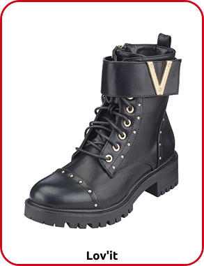 Lov'it Schnür-Stiefeletten, schwarz