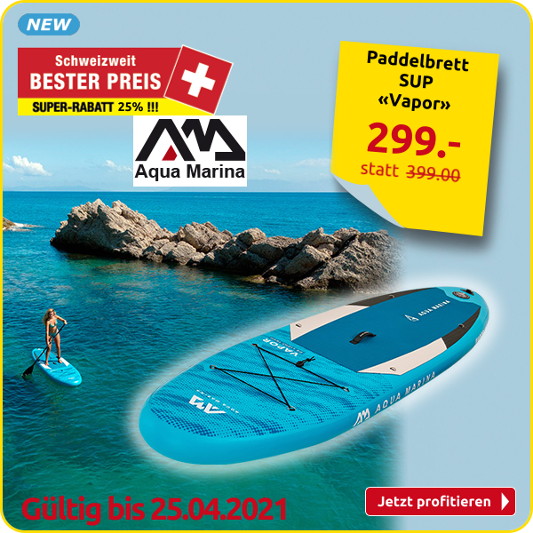 Paddelbrett SUP «Vapor», 315 cm, blau