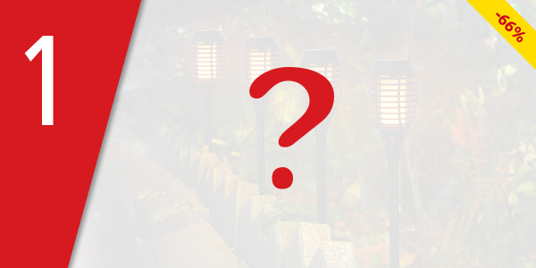 Solarlampen «Flambo», 4 Stück, mit abnehmbarem Erdspiess