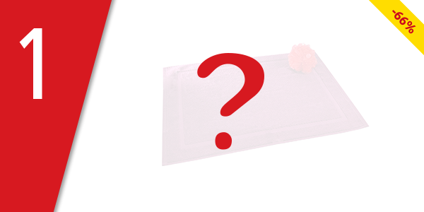 Badteppich, ultraweich, 50 x 70 cm, magenta