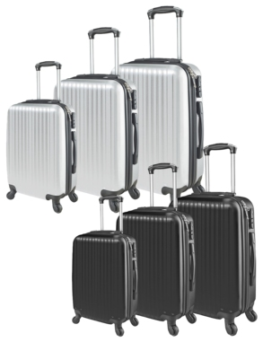 Koffer «Lugano», 3er-Set, grau