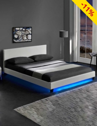 Bett LED «City»