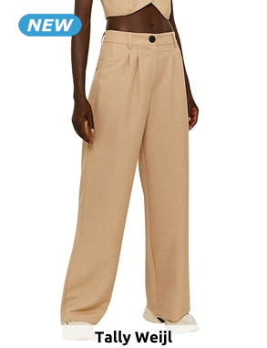 TALLY WEiJL Hose, gerader Schnitt, beige