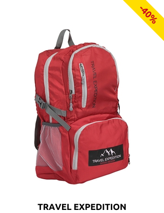TRAVEL EXPEDITION Rucksack, rot
