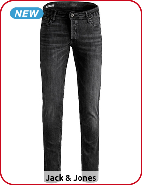 Jack & Jones Herrenjeans, Skinny Fit, Stretch, denim schwarz