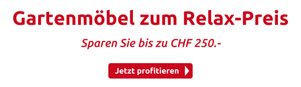 Gartenmöbel zum Relax-Preis