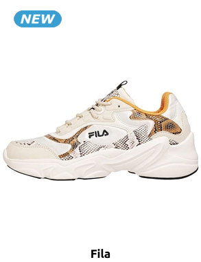 FILA Damen-Sneakers «Collene», weiss/orange