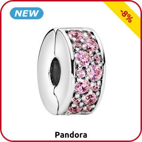 Pandora Schmuckstück «Shining Elegance», Silber/rosa